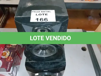 LOTE 166 - 4 CAIXAS DE SOM (NO ESTADO SEM GARANTIA DE FUNCIONAMENTO, SUJEITO A POSSÍVEIS AVARIAS VISÍVEIS/OCULTAS E/OU AUSÊNCIA DE COMPONENTES)