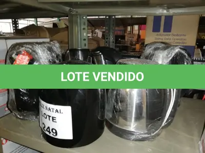 LOTE 249 - 6 CHALEIRAS (NO ESTADO SEM GARANTIA DE FUNCIONAMENTO, SUJEITO A POSSÍVEIS AVARIAS VISÍVEIS/OCULTAS E/OU AUSÊNCIA DE COMPONENTES)