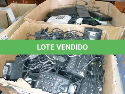 LOTE 134 - APARELHOS TELEFONICOS DIVERSOS (NO ESTADO SEM GARANTIA DE FUNCIONAMENTO, SUJEITO A POSSÍVEIS AVARIAS VISÍVEIS/OCULTAS E/OU AUSÊNCIA DE COMPONENTES)