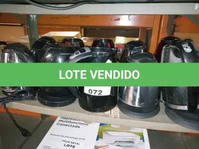 LOTE 072 - 11 CHALEIRAS (NO ESTADO SEM GARANTIA DE FUNCIONAMENTO, SUJEITO A POSSÍVEIS AVARIAS VISÍVEIS/OCULTAS E/OU AUSÊNCIA DE COMPONENTES)