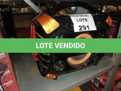 LOTE 291 - 2 CAIXAS DE SOM (NO ESTADO SEM GARANTIA DE FUNCIONAMENTO, SUJEITO A POSSÍVEIS AVARIAS VISÍVEIS/OCULTAS E/OU AUSÊNCIA DE COMPONENTES)