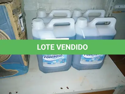 LOTE 094 - 4 DETERGENTE DE 5 LITROS (NO ESTADO SEM GARANTIA DE FUNCIONAMENTO, SUJEITO A POSSÍVEIS AVARIAS VISÍVEIS/OCULTAS E/OU AUSÊNCIA DE COMPONENTES)