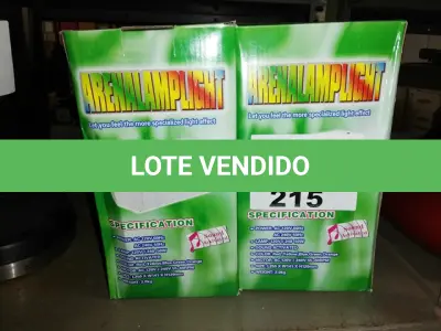 LOTE 215 - 4 PROJETOR DE LUZES E EFEITOS (ARENA LAMPLIGHT) (NO ESTADO SEM GARANTIA DE FUNCIONAMENTO, SUJEITO A POSSÍVEIS AVARIAS VISÍVEIS/OCULTAS E/OU AUSÊNCIA DE COMPONENTES)