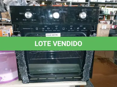 LOTE 169 - FORNO ELÉTRICO DE EMBUTIR ELECTROLUX COM 59 LITROS PRETO (OE60M) 220V (NO ESTADO SEM GARANTIA DE FUNCIONAMENTO, SUJEITO A POSSÍVEIS AVARIAS VISÍVEIS/OCULTAS E/OU AUSÊNCIA DE COMPONENTES)
