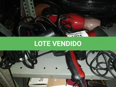 LOTE 231 - 6 SECADORES DE CABELO (NO ESTADO SEM GARANTIA DE FUNCIONAMENTO, SUJEITO A POSSÍVEIS AVARIAS VISÍVEIS/OCULTAS E/OU AUSÊNCIA DE COMPONENTES)