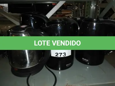 LOTE 273 - 6 CHALEIRAS (NO ESTADO SEM GARANTIA DE FUNCIONAMENTO, SUJEITO A POSSÍVEIS AVARIAS VISÍVEIS/OCULTAS E/OU AUSÊNCIA DE COMPONENTES)