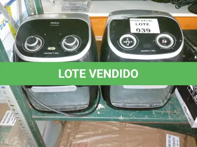 LOTE 039 - 2 AIR FRYER PHILCO (NO ESTADO SEM GARANTIA DE FUNCIONAMENTO, SUJEITO A POSSÍVEIS AVARIAS VISÍVEIS/OCULTAS E/OU AUSÊNCIA DE COMPONENTES)