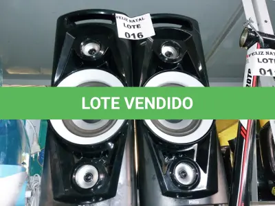 LOTE 016 - 2 CAIXAS DE SOM PHILCO (NO ESTADO SEM GARANTIA DE FUNCIONAMENTO, SUJEITO A POSSÍVEIS AVARIAS VISÍVEIS/OCULTAS E/OU AUSÊNCIA DE COMPONENTES)