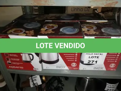 LOTE 271 - 6 CHALEIRAS (NO ESTADO SEM GARANTIA DE FUNCIONAMENTO, SUJEITO A POSSÍVEIS AVARIAS VISÍVEIS/OCULTAS E/OU AUSÊNCIA DE COMPONENTES)