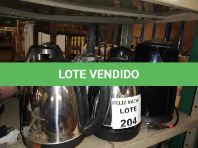 LOTE 204 - 6 CHALEIRAS (NO ESTADO SEM GARANTIA DE FUNCIONAMENTO, SUJEITO A POSSÍVEIS AVARIAS VISÍVEIS/OCULTAS E/OU AUSÊNCIA DE COMPONENTES)