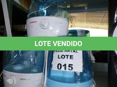LOTE 015 - 7 UMIDIFICADOR (NO ESTADO SEM GARANTIA DE FUNCIONAMENTO, SUJEITO A POSSÍVEIS AVARIAS VISÍVEIS/OCULTAS E/OU AUSÊNCIA DE COMPONENTES)