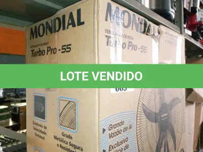 LOTE 065 - VENTILADOR DE MESA BIVOLT, MONDIAL - VM-PRO-55 (NO ESTADO SEM GARANTIA DE FUNCIONAMENTO, SUJEITO A POSSÍVEIS AVARIAS VISÍVEIS/OCULTAS E/OU AUSÊNCIA DE COMPONENTES)