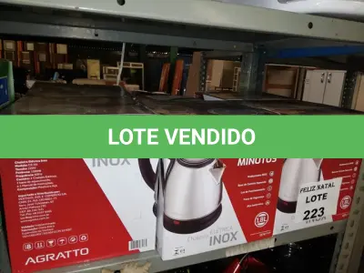 LOTE 223 - 6 CHALEIRAS (NO ESTADO SEM GARANTIA DE FUNCIONAMENTO, SUJEITO A POSSÍVEIS AVARIAS VISÍVEIS/OCULTAS E/OU AUSÊNCIA DE COMPONENTES)