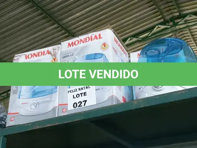 LOTE 027 - 6 UMIDIFICADORES (NO ESTADO SEM GARANTIA DE FUNCIONAMENTO, SUJEITO A POSSÍVEIS AVARIAS VISÍVEIS/OCULTAS E/OU AUSÊNCIA DE COMPONENTES)