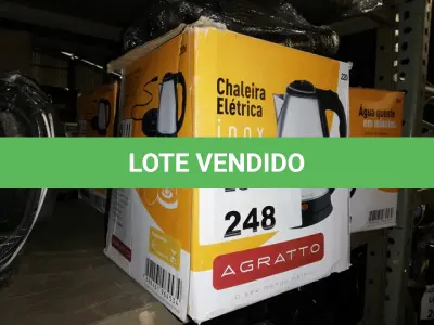 LOTE 248 - 5 CHALEIRAS (NO ESTADO SEM GARANTIA DE FUNCIONAMENTO, SUJEITO A POSSÍVEIS AVARIAS VISÍVEIS/OCULTAS E/OU AUSÊNCIA DE COMPONENTES)