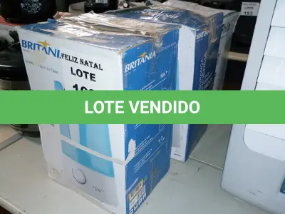 LOTE 162 - 3 UMIDIFICADOR (NO ESTADO SEM GARANTIA DE FUNCIONAMENTO, SUJEITO A POSSÍVEIS AVARIAS VISÍVEIS/OCULTAS E/OU AUSÊNCIA DE COMPONENTES)
