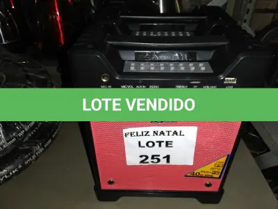 LOTE 251 - 2 CAIXAS DE SOM LENOXX (NO ESTADO SEM GARANTIA DE FUNCIONAMENTO, SUJEITO A POSSÍVEIS AVARIAS VISÍVEIS/OCULTAS E/OU AUSÊNCIA DE COMPONENTES)