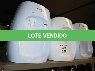 LOTE 202 - 3 BEBEDORES (NO ESTADO SEM GARANTIA DE FUNCIONAMENTO, SUJEITO A POSSÍVEIS AVARIAS VISÍVEIS/OCULTAS E/OU AUSÊNCIA DE COMPONENTES)