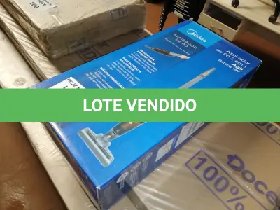 LOTE 221 - ASPIRADOR DE PÓ SEM FIO MIDEA VERTICAL 2 EM 1 (NO ESTADO SEM GARANTIA DE FUNCIONAMENTO, SUJEITO A POSSÍVEIS AVARIAS VISÍVEIS/OCULTAS E/OU AUSÊNCIA DE COMPONENTES)