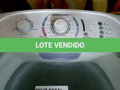 LOTE 004 - LAVADORA DE ROUPAS ELECTROLUX 15KG LTD15 220V (NO ESTADO SEM GARANTIA DE FUNCIONAMENTO, SUJEITO A POSSÍVEIS AVARIAS VISÍVEIS/OCULTAS E/OU AUSÊNCIA DE COMPONENTES)