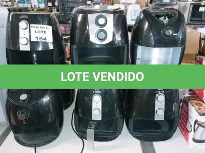 LOTE 164 - 9 AIR FRYER (NO ESTADO SEM GARANTIA DE FUNCIONAMENTO, SUJEITO A POSSÍVEIS AVARIAS VISÍVEIS/OCULTAS E/OU AUSÊNCIA DE COMPONENTES)