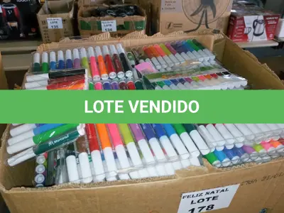 LOTE 178 - GRANDE QUANTIDADE DE CANETINHAS HIDROGRÁFICA COM 12 UNIDADES (NO ESTADO SEM GARANTIA DE FUNCIONAMENTO, SUJEITO A POSSÍVEIS AVARIAS VISÍVEIS/OCULTAS E/OU AUSÊNCIA DE COMPONENTES)