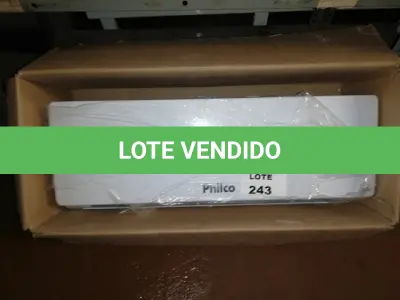 LOTE 243 - EVAPORADORA PHILCO(NO ESTADO SEM GARANTIA DE FUNCIONAMENTO, SUJEITO A POSSÍVEIS AVARIAS VISÍVEIS/OCULTAS E/OU AUSÊNCIA DE COMPONENTES)