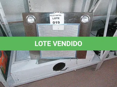 LOTE 019 - 1 COIFA E 1 DEPURADOR DE AR (NO ESTADO SEM GARANTIA DE FUNCIONAMENTO, SUJEITO A POSSÍVEIS AVARIAS VISÍVEIS/OCULTAS E/OU AUSÊNCIA DE COMPONENTES)
