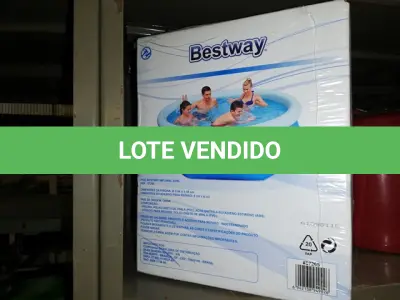 LOTE 209 - PISCINA INFLÁVEL FAST SET DE 2300 LITROS BESTWAY (NO ESTADO SEM GARANTIA DE FUNCIONAMENTO, SUJEITO A POSSÍVEIS AVARIAS VISÍVEIS/OCULTAS E/OU AUSÊNCIA DE COMPONENTES)