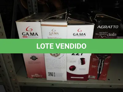LOTE 227 - 4 SECADORES DE CABELO (NO ESTADO SEM GARANTIA DE FUNCIONAMENTO, SUJEITO A POSSÍVEIS AVARIAS VISÍVEIS/OCULTAS E/OU AUSÊNCIA DE COMPONENTES)