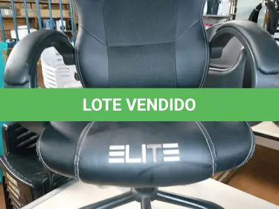 LOTE 159 - CADEIRA GAMER (NO ESTADO SEM GARANTIA DE FUNCIONAMENTO, SUJEITO A POSSÍVEIS AVARIAS VISÍVEIS/OCULTAS E/OU AUSÊNCIA DE COMPONENTES)