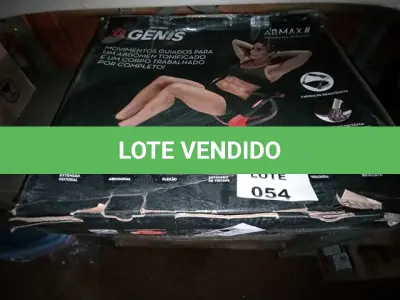 LOTE 054 - PLATAFORMA ABDOMINAL AB MAX GENIS POLISHOP (NO ESTADO SEM GARANTIA DE FUNCIONAMENTO, SUJEITO A POSSÍVEIS AVARIAS VISÍVEIS/OCULTAS E/OU AUSÊNCIA DE COMPONENTES)