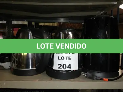 LOTE 204 - 6 CHALEIRAS (NO ESTADO SEM GARANTIA DE FUNCIONAMENTO, SUJEITO A POSSÍVEIS AVARIAS VISÍVEIS/OCULTAS E/OU AUSÊNCIA DE COMPONENTES)