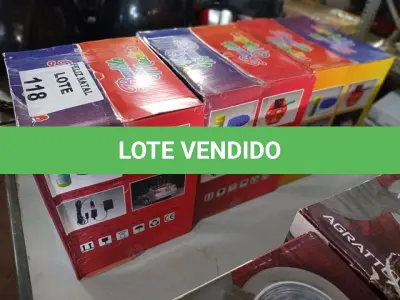 LOTE 118 - 3 MÁQUINA PARA BOLHAS DE SABÃO (NO ESTADO SEM GARANTIA DE FUNCIONAMENTO, SUJEITO A POSSÍVEIS AVARIAS VISÍVEIS/OCULTAS E/OU AUSÊNCIA DE COMPONENTES)