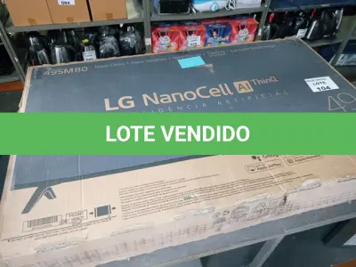 LOTE 104 - SMART TV LG 49'' 4K NANOCELL THINQ AI | LG (NO ESTADO SEM GARANTIA DE FUNCIONAMENTO, SUJEITO A POSSÍVEIS AVARIAS VISÍVEIS/OCULTAS E/OU AUSÊNCIA DE COMPONENTES)