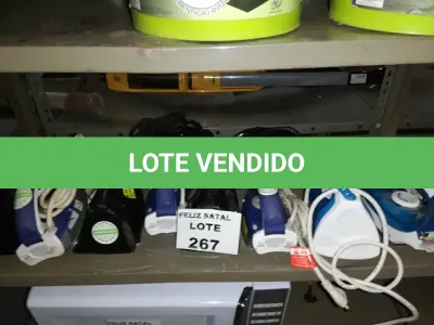 LOTE 267 - 10 FERROS ELETRICOS (NO ESTADO SEM GARANTIA DE FUNCIONAMENTO, SUJEITO A POSSÍVEIS AVARIAS VISÍVEIS/OCULTAS E/OU AUSÊNCIA DE COMPONENTES)