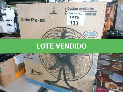LOTE 133 - 01 VENTILADOR TURBO PRO -55 MONDIAL  (NO ESTADO SEM GARANTIA DE FUNCIONAMENTO, SUJEITO A POSSÍVEIS AVARIAS VISÍVEIS/OCULTAS E/OU AUSÊNCIA DE COMPONENTES)