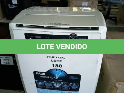 LOTE 188 - AR CONDICIONADO PORTATIL HONEYWELL 10000 BTUS (NO ESTADO SEM GARANTIA DE FUNCIONAMENTO, SUJEITO A POSSÍVEIS AVARIAS VISÍVEIS/OCULTAS E/OU AUSÊNCIA DE COMPONENTES)