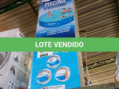 LOTE 069 - PISCINA BESTWAY 6473 LITROS ESTRUTURAL NOVA (NO ESTADO)