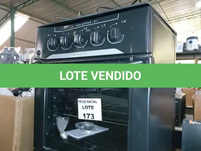 LOTE 173 - FOGÃO DE PISO BRASLAR TOP GLASS 4 BOCAS (NO ESTADO SEM GARANTIA DE FUNCIONAMENTO, SUJEITO A POSSÍVEIS AVARIAS VISÍVEIS/OCULTAS E/OU AUSÊNCIA DE COMPONENTES)