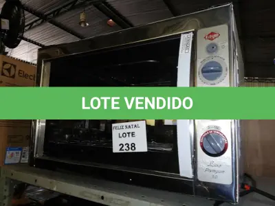 LOTE 238 - FORNO ELÉTRICO LAYR LUXO PREMYUM 3.0 220V (NO ESTADO SEM GARANTIA DE FUNCIONAMENTO, SUJEITO A POSSÍVEIS AVARIAS VISÍVEIS/OCULTAS E/OU AUSÊNCIA DE COMPONENTES)