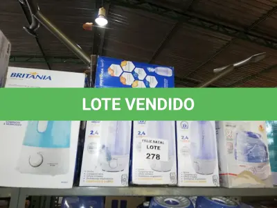 LOTE 278 - 6 UMIDIFICADOR (NO ESTADO SEM GARANTIA DE FUNCIONAMENTO, SUJEITO A POSSÍVEIS AVARIAS VISÍVEIS/OCULTAS E/OU AUSÊNCIA DE COMPONENTES)