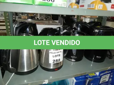 LOTE 288 - 9 CHALEIRAS (NO ESTADO SEM GARANTIA DE FUNCIONAMENTO, SUJEITO A POSSÍVEIS AVARIAS VISÍVEIS/OCULTAS E/OU AUSÊNCIA DE COMPONENTES)