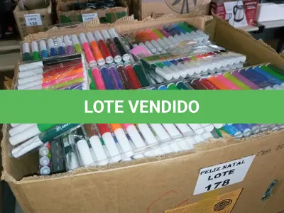 LOTE 178 - GRANDE QUANTIDADE DE CANETINHAS HIDROGRÁFICA COM 12 UNIDADES (NO ESTADO SEM GARANTIA DE FUNCIONAMENTO, SUJEITO A POSSÍVEIS AVARIAS VISÍVEIS/OCULTAS E/OU AUSÊNCIA DE COMPONENTES)