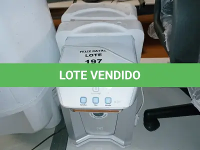 LOTE 197 - PURIFICADOR DE ÁGUA ELECTROLUX PA21G (NO ESTADO SEM GARANTIA DE FUNCIONAMENTO, SUJEITO A POSSÍVEIS AVARIAS VISÍVEIS/OCULTAS E/OU AUSÊNCIA DE COMPONENTES)