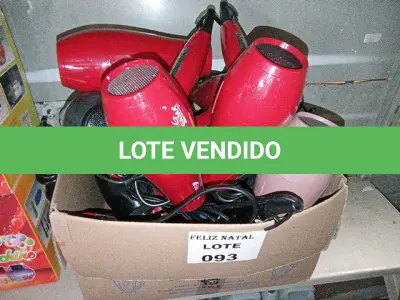 LOTE 093 - 13 SECADORES DE CABELO (NO ESTADO SEM GARANTIA DE FUNCIONAMENTO, SUJEITO A POSSÍVEIS AVARIAS VISÍVEIS/OCULTAS E/OU AUSÊNCIA DE COMPONENTES)