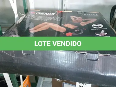 LOTE 018 - PLATAFORMA ABDOMINAL AB MAX GENIS POLISHOP (NO ESTADO SEM GARANTIA DE FUNCIONAMENTO, SUJEITO A POSSÍVEIS AVARIAS VISÍVEIS/OCULTAS E/OU AUSÊNCIA DE COMPONENTES)