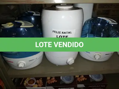 LOTE 252 - 5 UMIDIFICADOR (NO ESTADO SEM GARANTIA DE FUNCIONAMENTO, SUJEITO A POSSÍVEIS AVARIAS VISÍVEIS/OCULTAS E/OU AUSÊNCIA DE COMPONENTES)