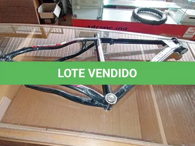 LOTE 011 - QUADRO BICICLETA MOSSO ALUMINIO (NO ESTADO)