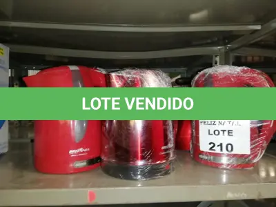 LOTE 210 - 6 CHALEIRAS (NO ESTADO SEM GARANTIA DE FUNCIONAMENTO, SUJEITO A POSSÍVEIS AVARIAS VISÍVEIS/OCULTAS E/OU AUSÊNCIA DE COMPONENTES)